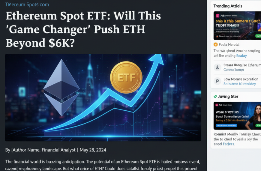 Ethereum Spot ETF: Will This ‘Game Changer’ Push ETH Beyond $5K?
