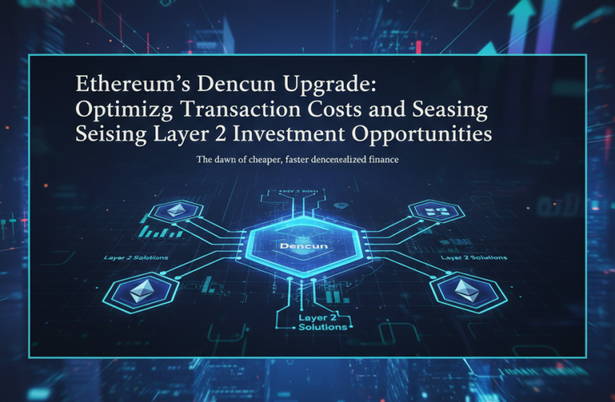 Ethereum’s Dencun Upgrade: Optimizing Transaction Costs and Seizing Layer 2 Investment Opportunities